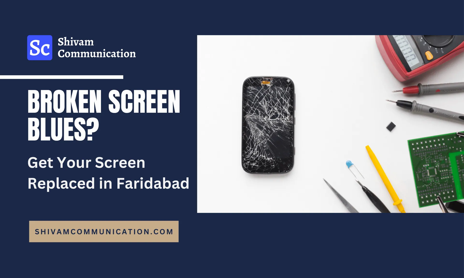 Broken Screen Blues? Get Your Screen Replaced in Faridabad with Our Expert Services