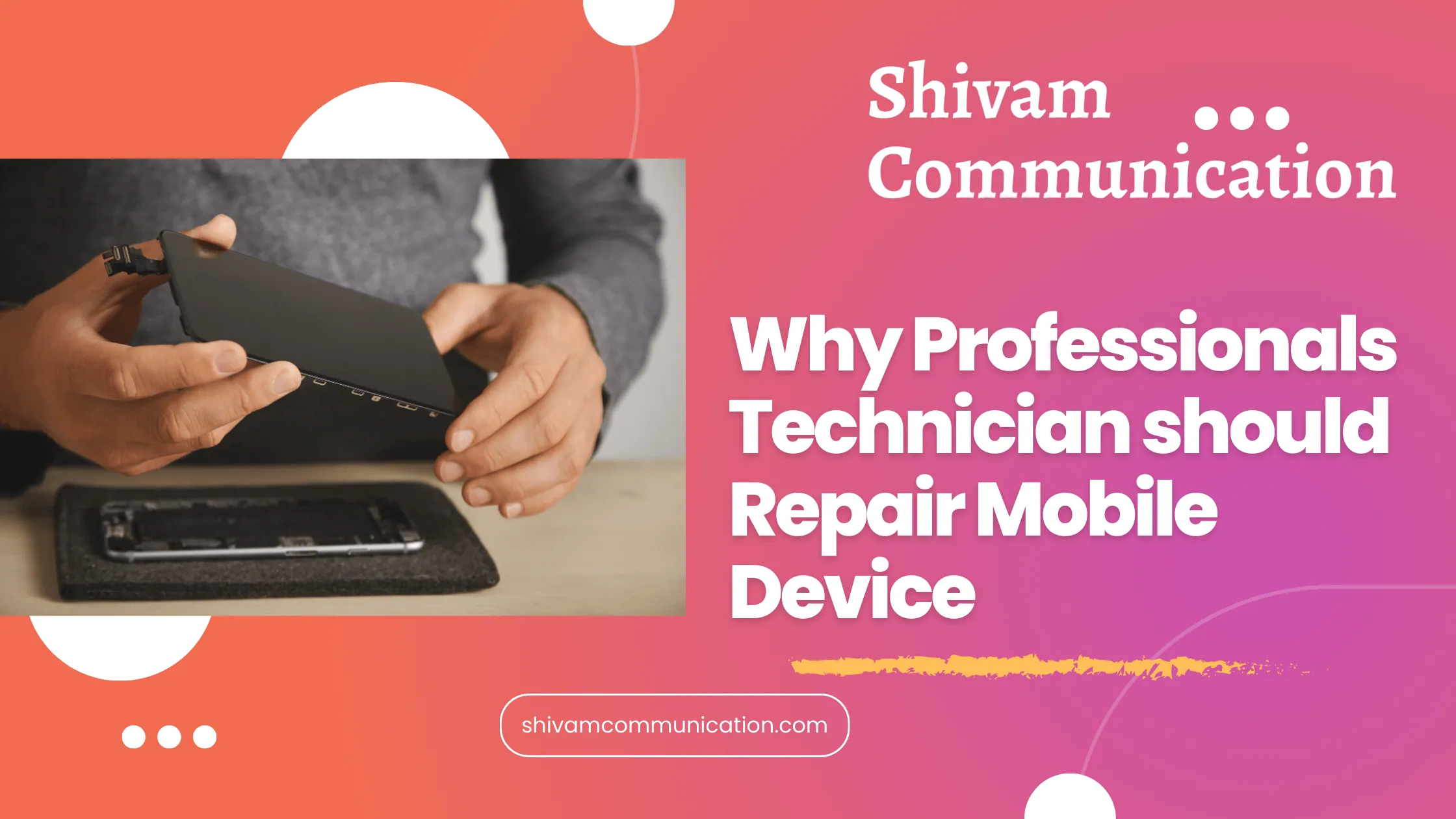 10 Reasons why only professionals technician should repair your mobile device